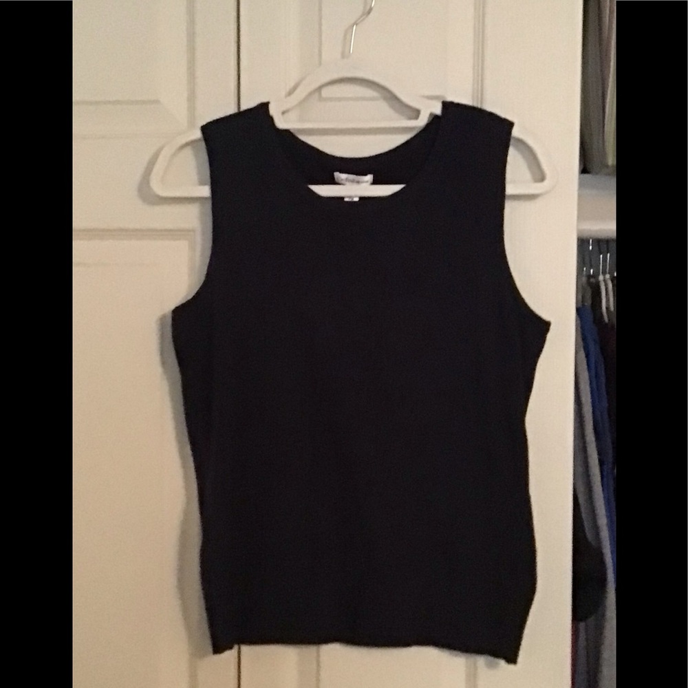 NWT Croft & Barrow Deep Navy Cotton Tank